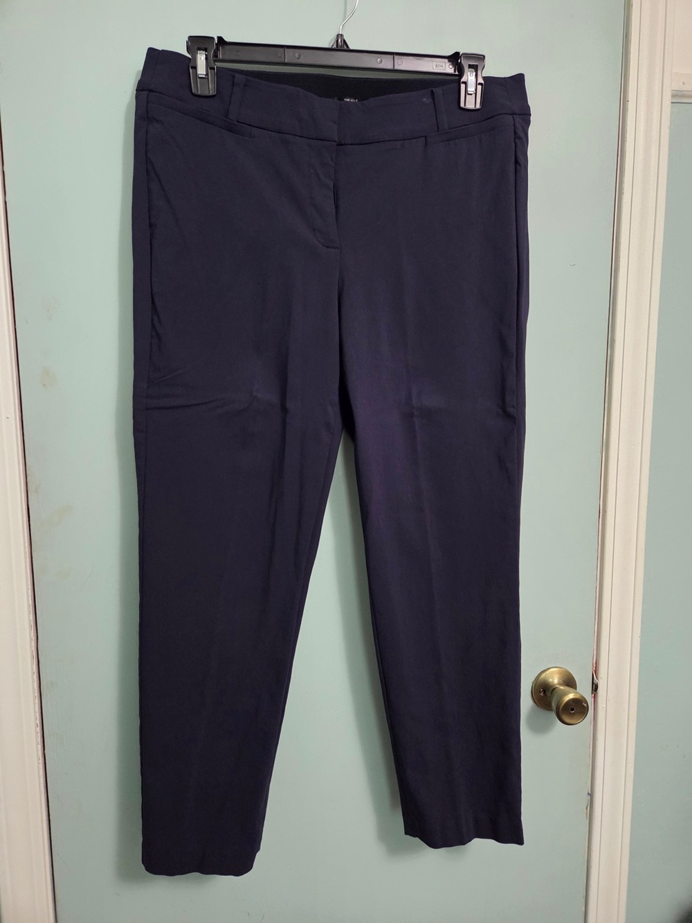 Lane Bryant Dark Navy Straight Leg Dress Pants